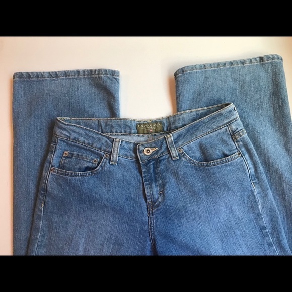 US POLO ASSN women’s blue denim boot cut jean sz 9/10 - Picture 3 of 5